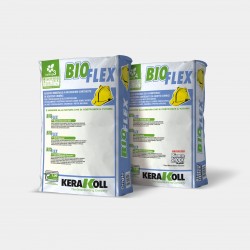 Collante Bioflex bianca e grigia 