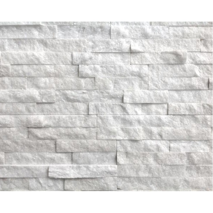 Orient white 10x40 - Pietra naturale ad incastro 