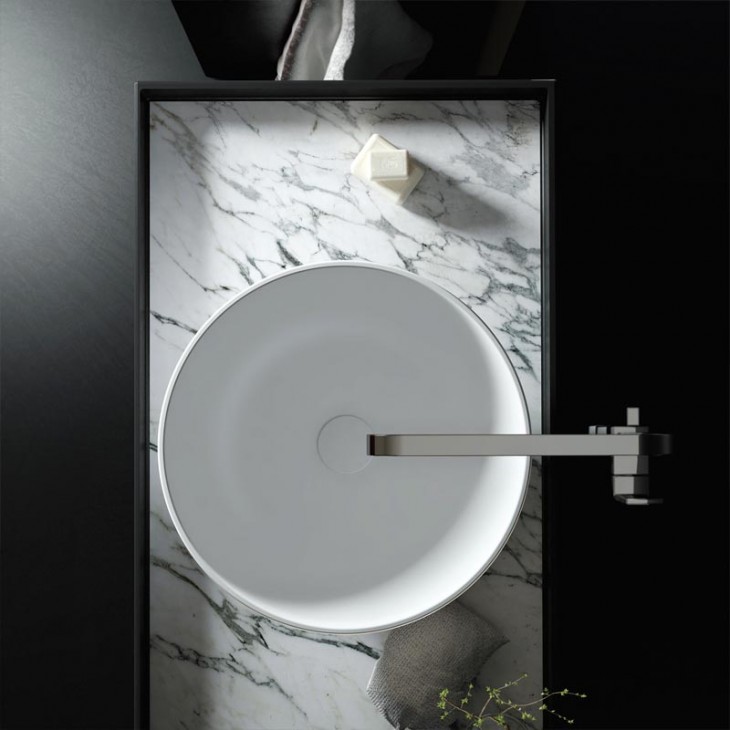 Lavabo da appoggio solid surface CHOTO 