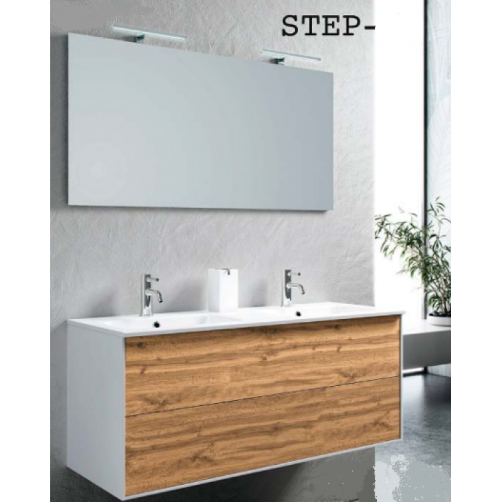 Mobile da bagno STEP 120 cm - doppia vasca