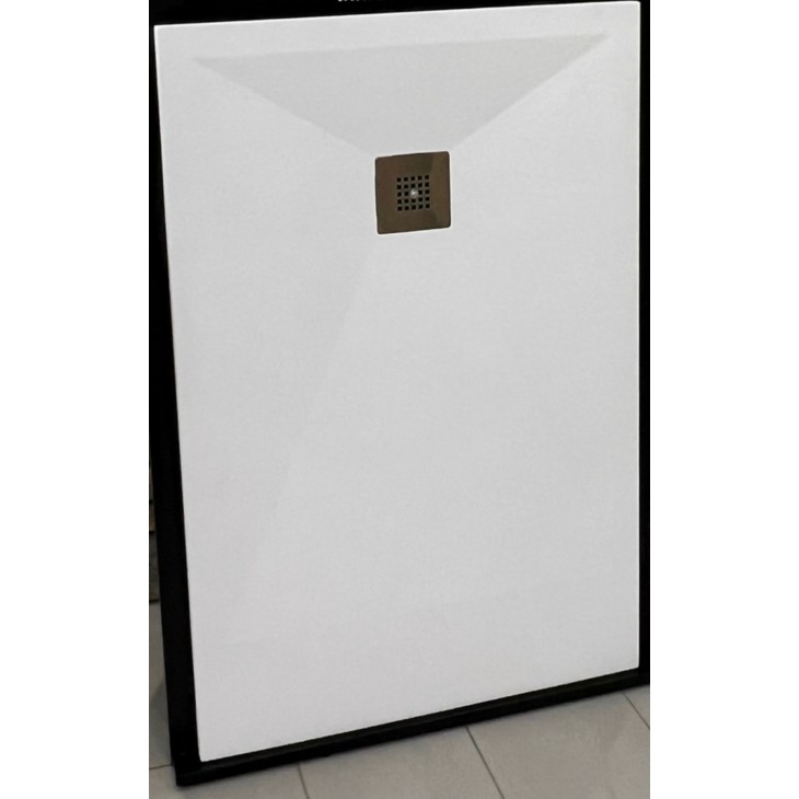 Piatto doccia in marmoresina bianco 70x140